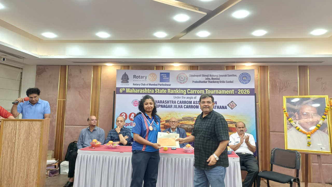6th Rotary Club of Mumbai Parleshwar State Ranking Carrom Tournament 2026-27